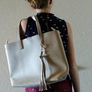 leather tote bag
